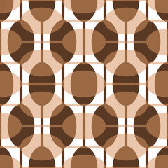 Seamless abstract geometric pattern. Vector Illustration.
