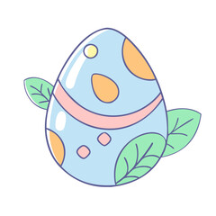 easter egg icon, easter egg vector illustration-simple illustration of easter egg, perfect for easter egg logos and icons