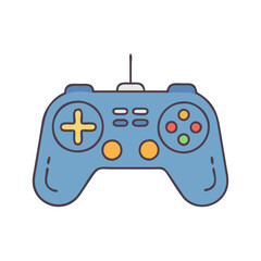 game controller icon, game controller vector illustration-simple illustration of game controller, perfect for game controller logos and icons