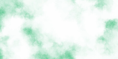 Abstract grunge blue or mint green texture with blurry fogg or clouds, grunge bright blue abstract design paper textured, brush painted green nature watercolor on paper with smoke or clouds texture.