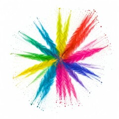 Obraz premium Holi Festival Celebration Backgrounds and Items