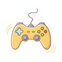 gamepad vibration icon, gamepad vibration vector illustration-simple illustration of gamepad vibration, perfect for gamepad vibration logos and icons