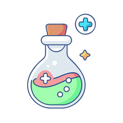 gamer s health potion icon, gamer s health potion vector illustration-simple illustration of gamer s health potion, perfect for gamer s health potion logos and icons