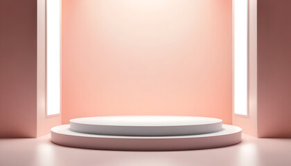 Podium background for product photos 