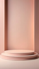 Podium background for product photos 