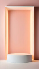 Podium background for product photos 