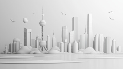 Obraz premium abstract architecture background