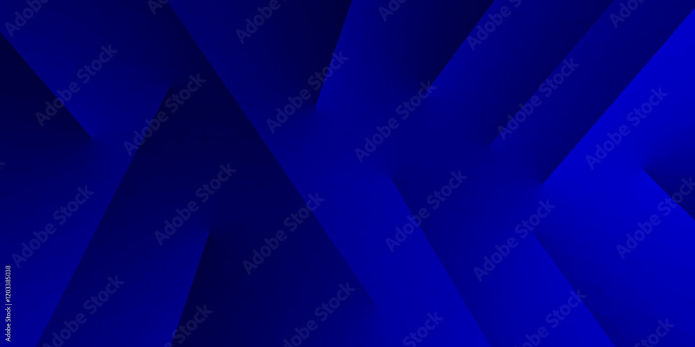 Poster abstract blue background with lines. blue color abstract modern luxury background for design. geomet