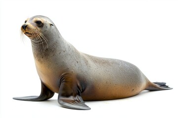 Naklejka premium Sea lion jump