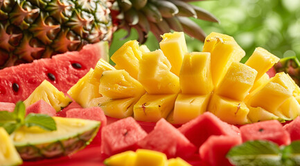 tropical fruit salad