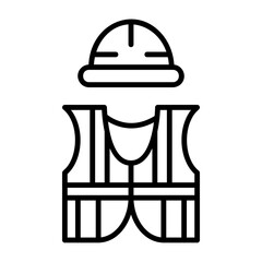 Factory Worker's Uniform Icon