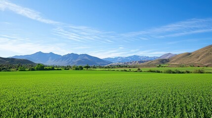 Serene Green Valley Landscape