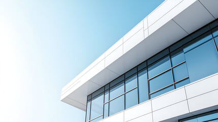 Obraz premium Sleek 3D Render of a Modern Residential House, Architectural 3D Rendering of a Residential Building