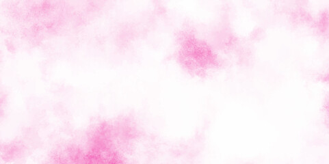 Pink backgrounds watercolor vintage grunge texture, Soft and cloudy watercolor stain of pink paint texture, brush painted watercolor abstract painting background, fresh and blurry pink cloud sky.