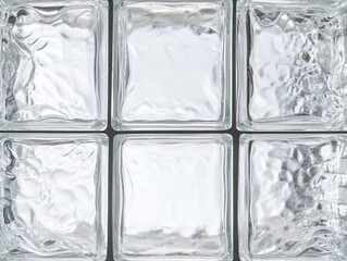 Textured Glass Blocks Wall Pattern Background