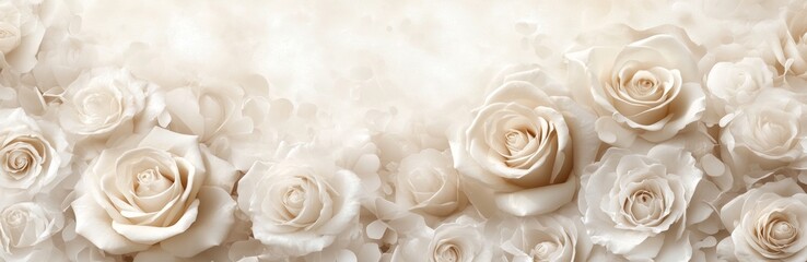 A white rose bouquet with a white background