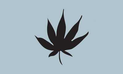 Sativa and indica Silhouette illustration Vector Art on White Background, Calligraphy t shirt design, card, flyer, Hand drawn lettering phrase, svg Files for Cutting Cricut and Silhouette, EPS 10