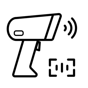 recommend clip art: Barcode scanner icon