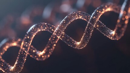 AI algorithm visualizations depicted as glowing bars and spirals, creating a futuristic design. Copy space.