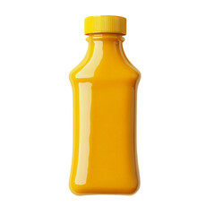 Yellow plastic bottle product packaging design,