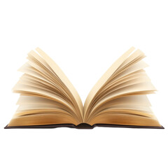 Fototapeta premium Open book pages fanned out knowledge wisdom literature reading education