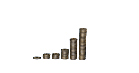 Market chart of business increase stock graph or investment financial data profit on growth money diagram background with success diagram exchange information.