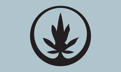 Sativa and indica Silhouette illustration Vector Art on White Background, Calligraphy t shirt design, card, flyer, Hand drawn lettering phrase, svg Files for Cutting Cricut and Silhouette, EPS 10