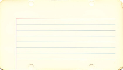 Vintage Tabbed Index Card, masterpiece, with white tones