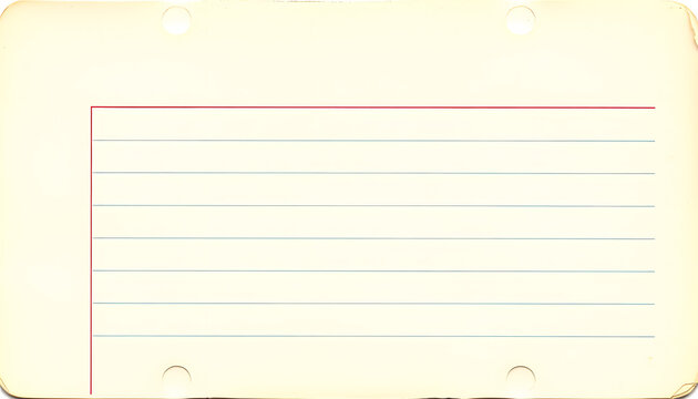 Vintage Tabbed Index Card, masterpiece, with white tones