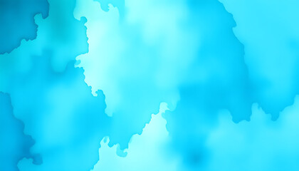 Obraz premium Blue green background, old watercolor paper texture, painted marbled vintage grunge illustration, with white tones