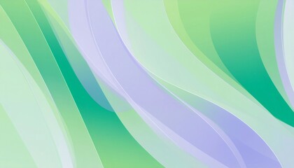 Obraz premium Fluid green, purple waves intertwining, generating contemporary digital artistic design