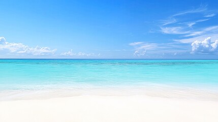 Fototapeta premium Tranquil Beach Scene