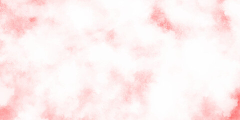 Abstract grainy fantasy smooth light pink watercolor paper texture with clouds, Grunge background frame Soft pink paper texture, pink watercolor background abstract texture with stains.