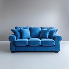 Oversized Sofa Chair isolated on a plain white background