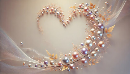 バレンタインの愛と感謝を象徴する背景画像.
結婚式やプロポーズのイメージに最適.
空間を活かしたエレガントな背景.
特別な日のための温かなデザイン.
ハートと自然が融合したデザイン.
カード、招待状、ウェルカムボードに最適化したデザイン.
記念日を彩る特別なデザイン.
generated by AI.
