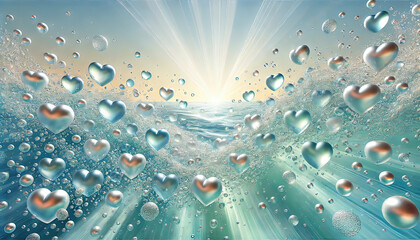 バレンタインの愛と感謝を象徴する背景画像.
結婚式やプロポーズのイメージに最適.
空間を活かしたエレガントな背景.
特別な日のための温かなデザイン.
ハートと自然が融合したデザイン.
カード、招待状、ウェルカムボードに最適化したデザイン.
記念日を彩る特別なデザイン.
generated by AI.
