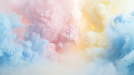 Fototapeta premium A precise explosion of soft powdery pastel colors--pink
