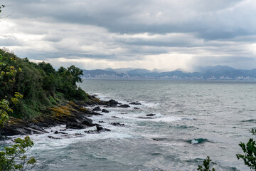 Cloudy Coastline in Ordu, Turkey
