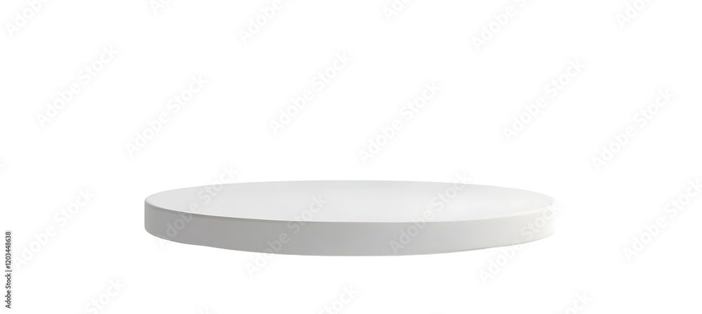 Poster png white podium isolated on transparent background empty pedestal presentation stage scene platform