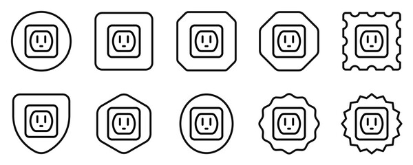 Editable electric socket, plug, electricity, electronics vector icon. Construction, tools, industry. Part of a big icon set family. Perfect for web and app interfaces, presentations, infographics, etc
