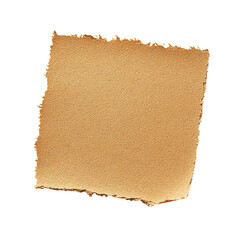 Obraz premium Natural Beige Textured Paper Element with Transparent Background