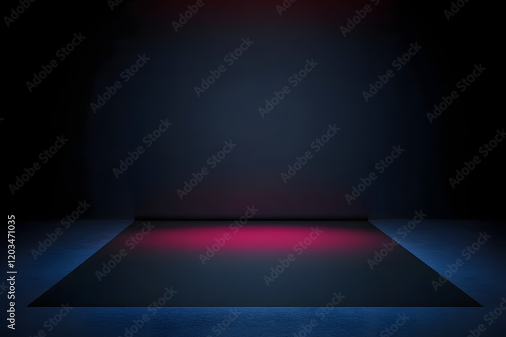 Sticker empty gradient black backdrop wallpaper studio floor template of abstract light dark background spac