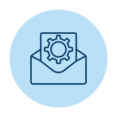 Email Settings  pentaglow , vector, pixel perfect, illustrator file 
