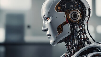 Fototapeta premium cyborg_ai_robot