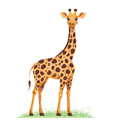 Adorable Giraffe Clipart for Safari and Animal Themes