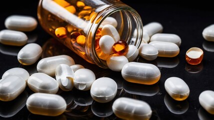 closeup_image_of_white_pills_spilling