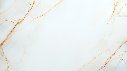 Elegant white marble texture with subtle golden veins, ideal for design backgrounds.