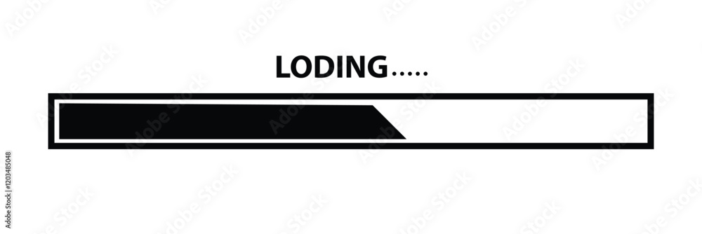 Poster loading bar icon. download progress. process upload. loading. big set load icon. progress bar for up