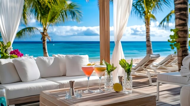 beach cocktails: luxury tropical getaway - tropical getaways