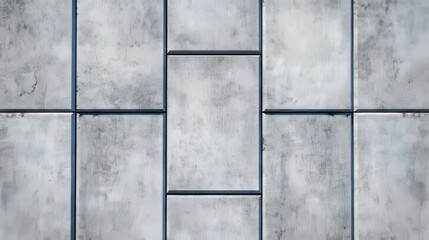 Grey Concrete Pavers Seamless Texture Pattern Background